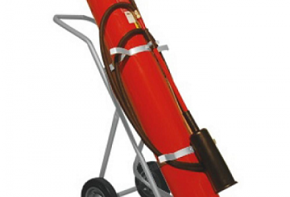 Karbondioksitli CO2 Portatif Söndürücü 10kg Arabalı MKM-CO10